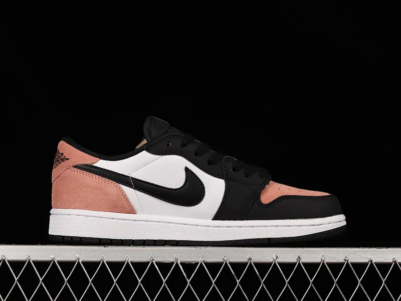 All categories Air Jordan Jordan series basketball shoes Air Jordan 1 Low Air Jordan 1 Low OG "Bleached Coral" AJ1 Joe 1 black powder cultural basketball shoes CZ0790-061